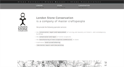 Desktop Screenshot of londonstoneconservation.co.uk